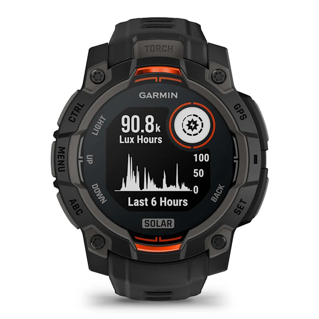 Garmin Instinct 3 45mm Solar - Black with Black Band - Image 12