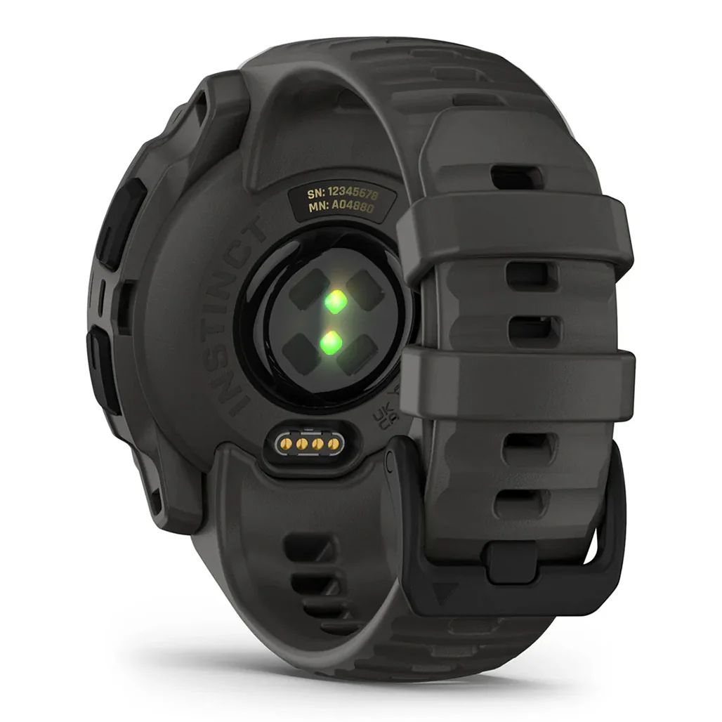 Garmin Instinct® E – 40mm GPS Smartwatch - Black with Charcoal Band - 010-02932-00 - Image 3