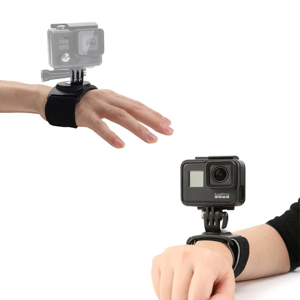 GoPro Hand & Wrist Strap – Adjustable 360° Rotating Camera Mount - Image 3