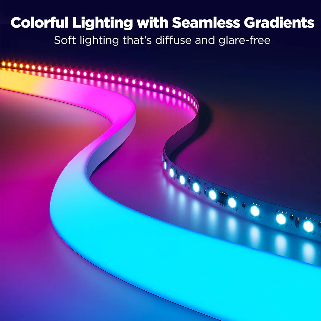 Govee Neon Rope Lights for Wall Lining – 5m | Smart LED Ambient Lighting - Image 4
