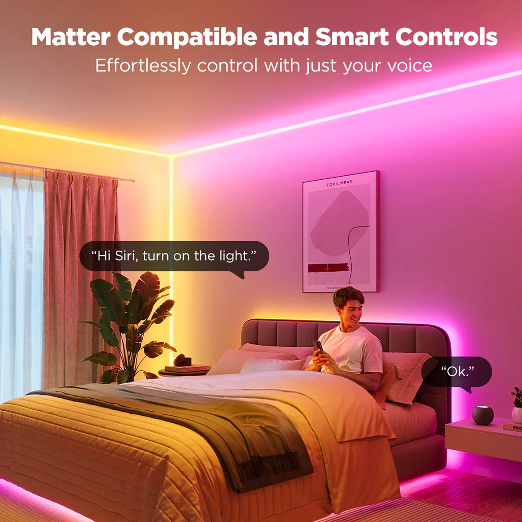 Govee Neon Rope Lights for Wall Lining – 5m | Smart LED Ambient Lighting - Image 9