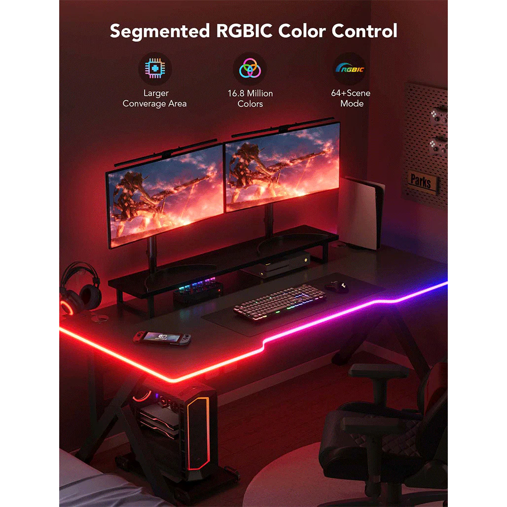 Govee RGBIC LED Neon Rope Lights for Desks - 3 meters | H61C32D1 - Image 3