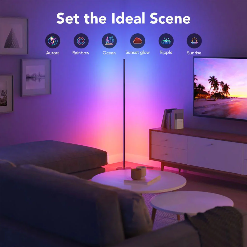 Govee RGBICW Smart Corner Floor Lamp | H6076112 - Image 5