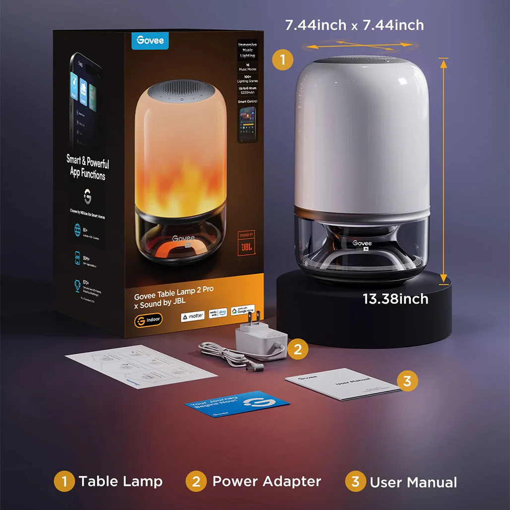 Govee Table Lamp 2 Pro x Sound by JBL - Image 8