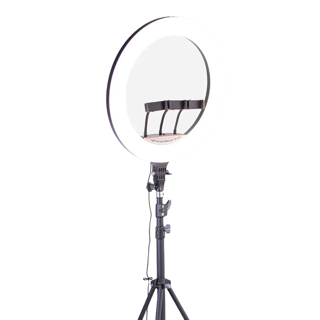 Green Lion 18-Inch LED Ring Light with Adjustable Tripod, Remote Control, and 416 Beads – Ideal for Streaming & Vlogging