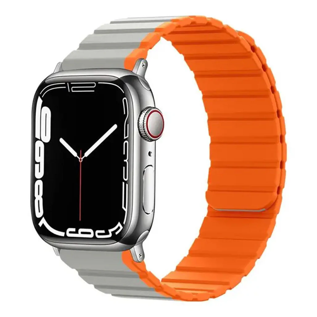 Green Lion 2-In-1 Silicone & Magnets Watch Strap – Durable and Stylish Apple Watch Accessory - Image 3