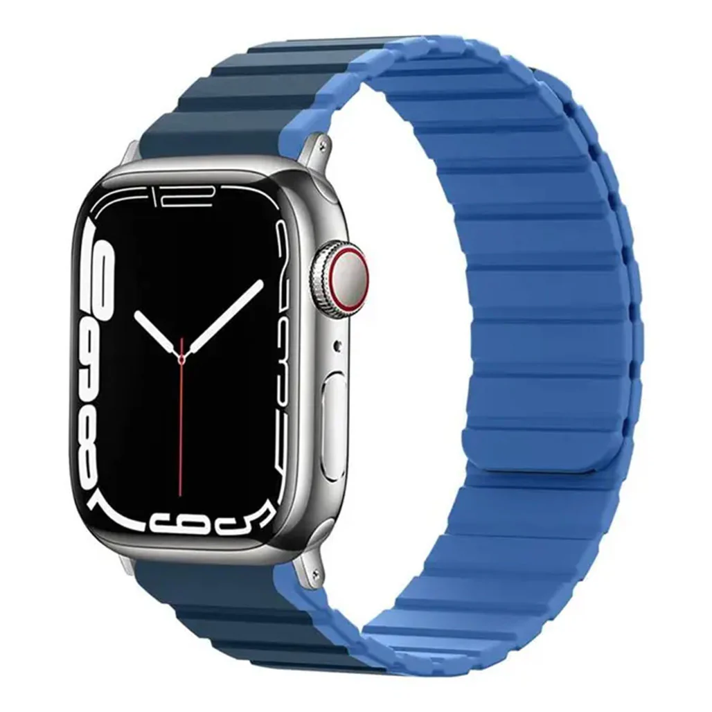 Green Lion 2-In-1 Silicone & Magnets Watch Strap – Durable and Stylish Apple Watch Accessory - Image 4