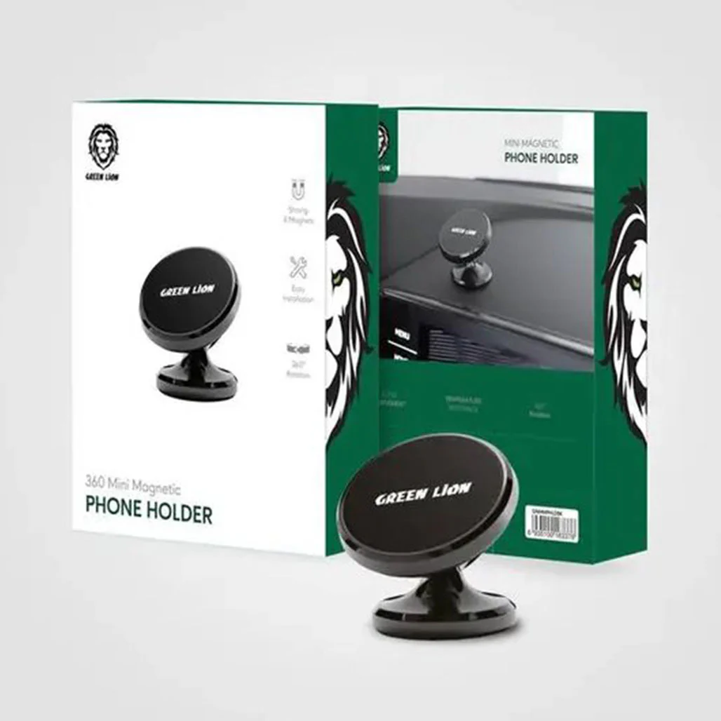 Green Lion 360° Mini Magnetic Phone Holder - Compact, Strong, and Heat-Resistant - Image 3
