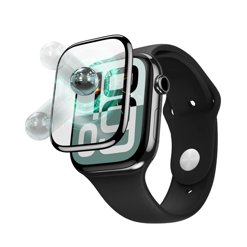 Green Lion 3D Screen Protector for Apple Watch - High-Definition, Shockproof, 360° Protection - Image 3