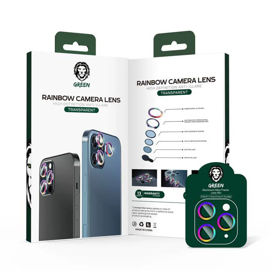 Green Lion Anti-Glare Transparent Camera Lens for iPhone 12 Pro Max (6.7 inch) | 6-Layer Protection, Nano Waterproof Adhesive - Image 2