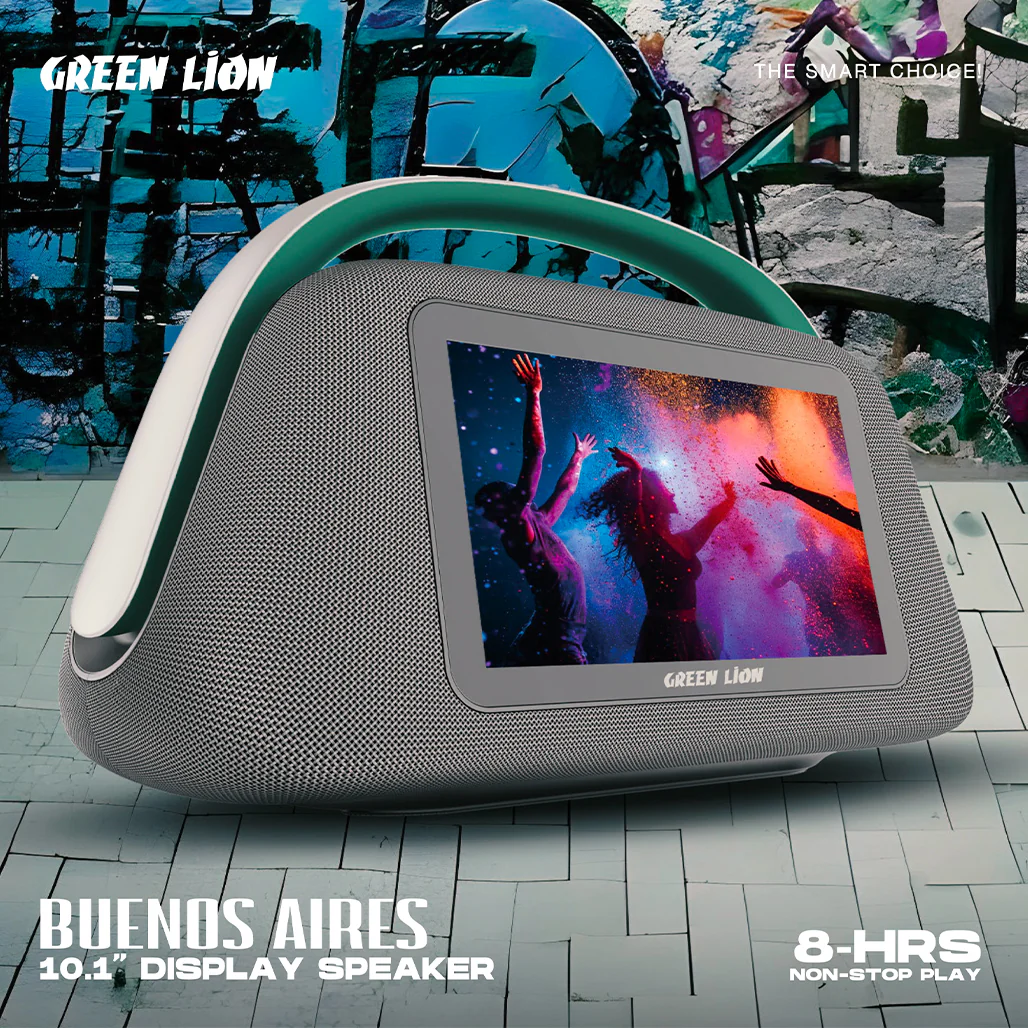 Green Lion Buenos Aires - Smart Speaker with 10.1" HD Display - Image 2