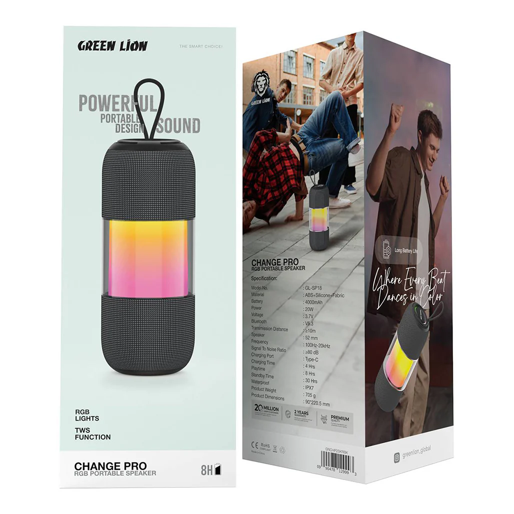Green Lion Change Pro - RGB Portable Speaker - Image 11
