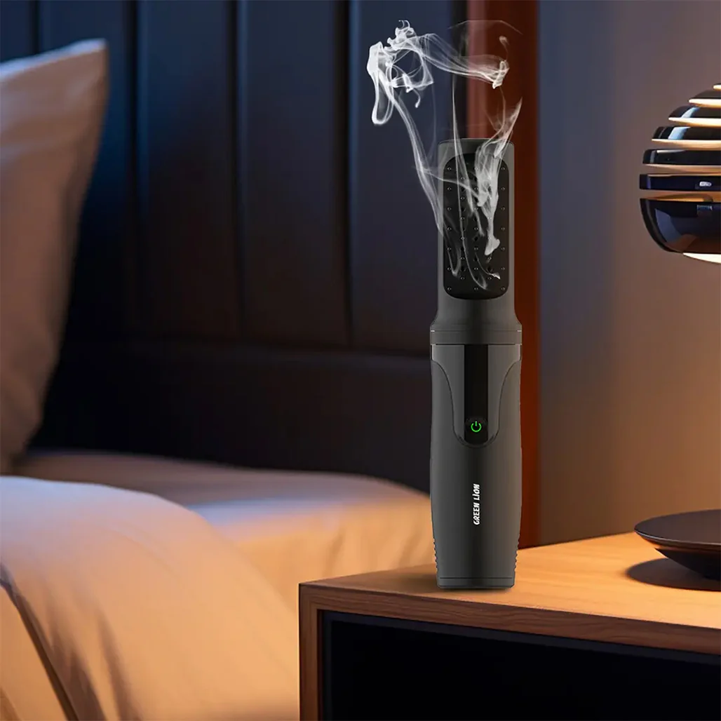 Green Lion Comb Bakhour Incense Burner – Portable and Eco-Friendly Aroma Diffuser - Image 3