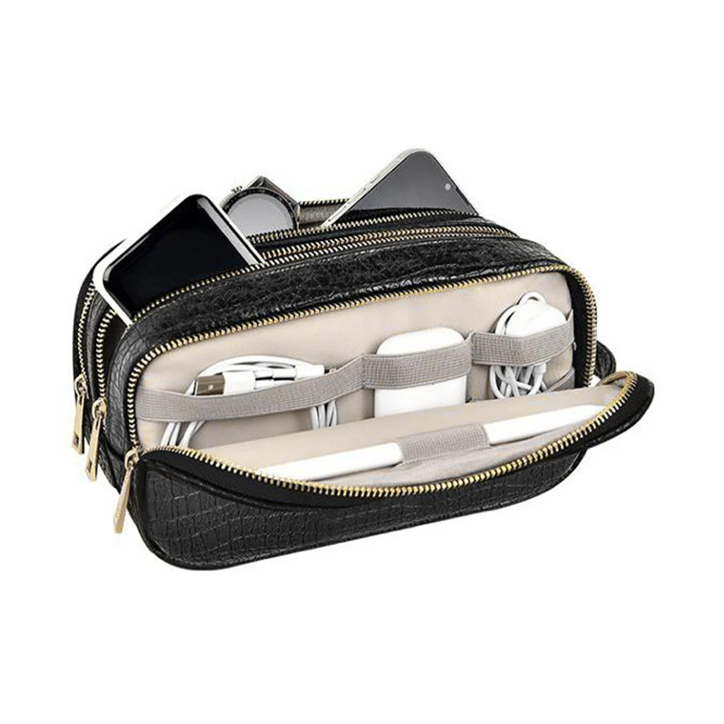Green Lion GNCITICRPCHBK Citizen Croco Leather Pouch - Image 2
