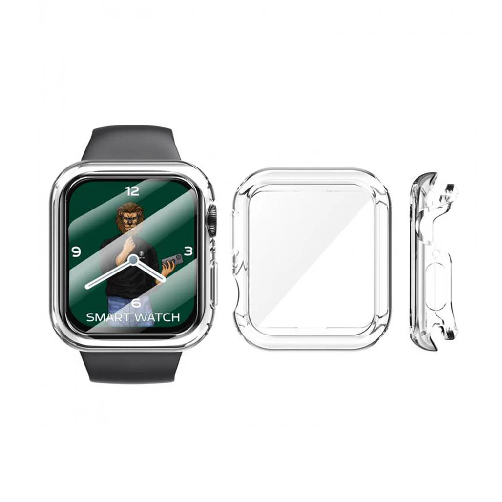 Green Lion Guard Plus PC Case for Apple Watch 41mm - Clear - Image 2