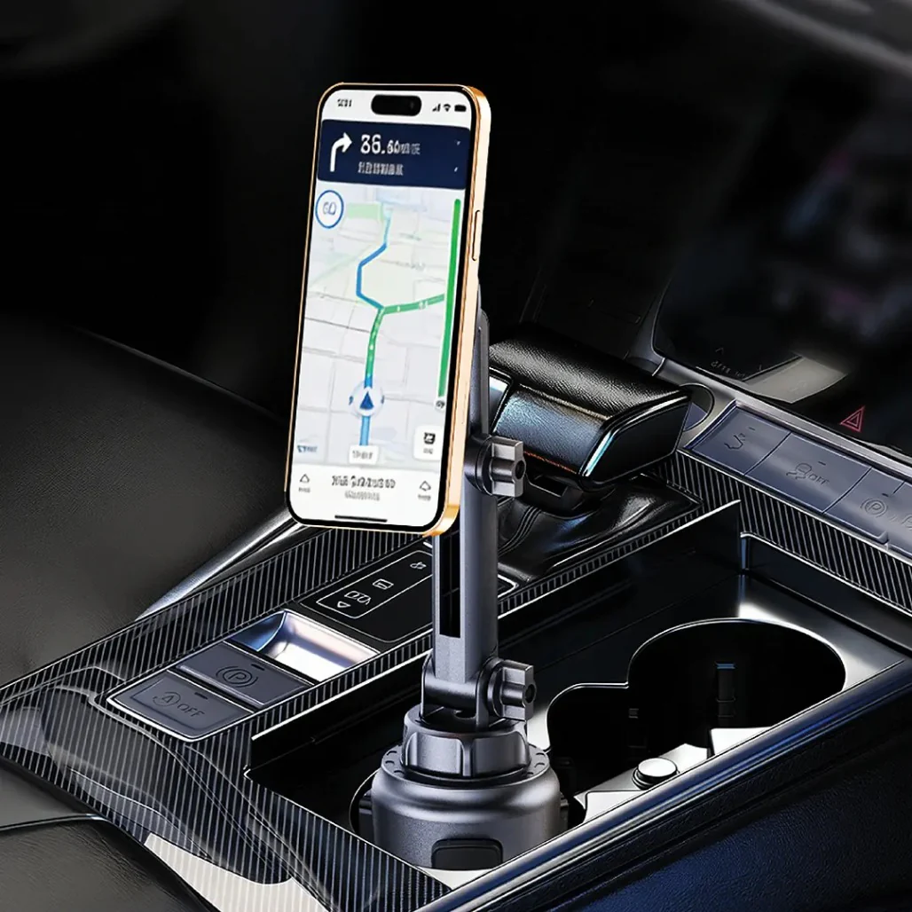 Green Lion GX-73 MagSafe Car Cup Phone Holder - Black - Image 3
