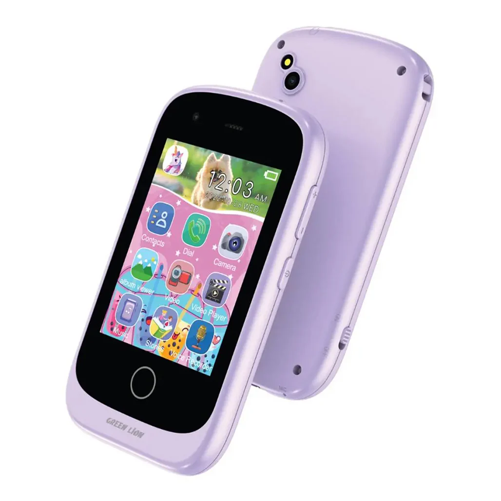 Green Lion Kids Smartphone with Dual Camera, 2.8" IPS Display, 512MB Storage, and 2G Call Support - Image 2