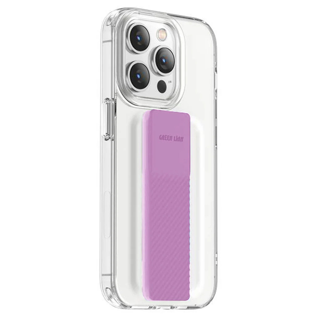 Green Lion London Slim Hybrid Case with Elastic Grip Band for iPhone 14 - Image 4