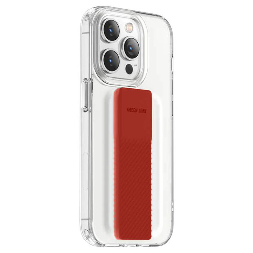 Green Lion London Slim Hybrid Case with Elastic Grip Band for iPhone 14 - Image 5