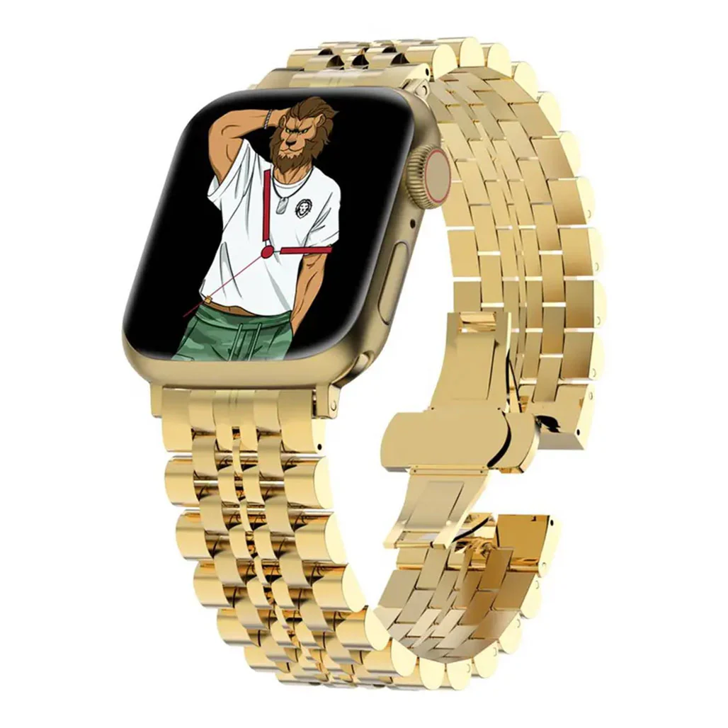 Green Lion Metalic Picolla Bracelet For Apple Watch 42mm/44mm/45mm - Image 3