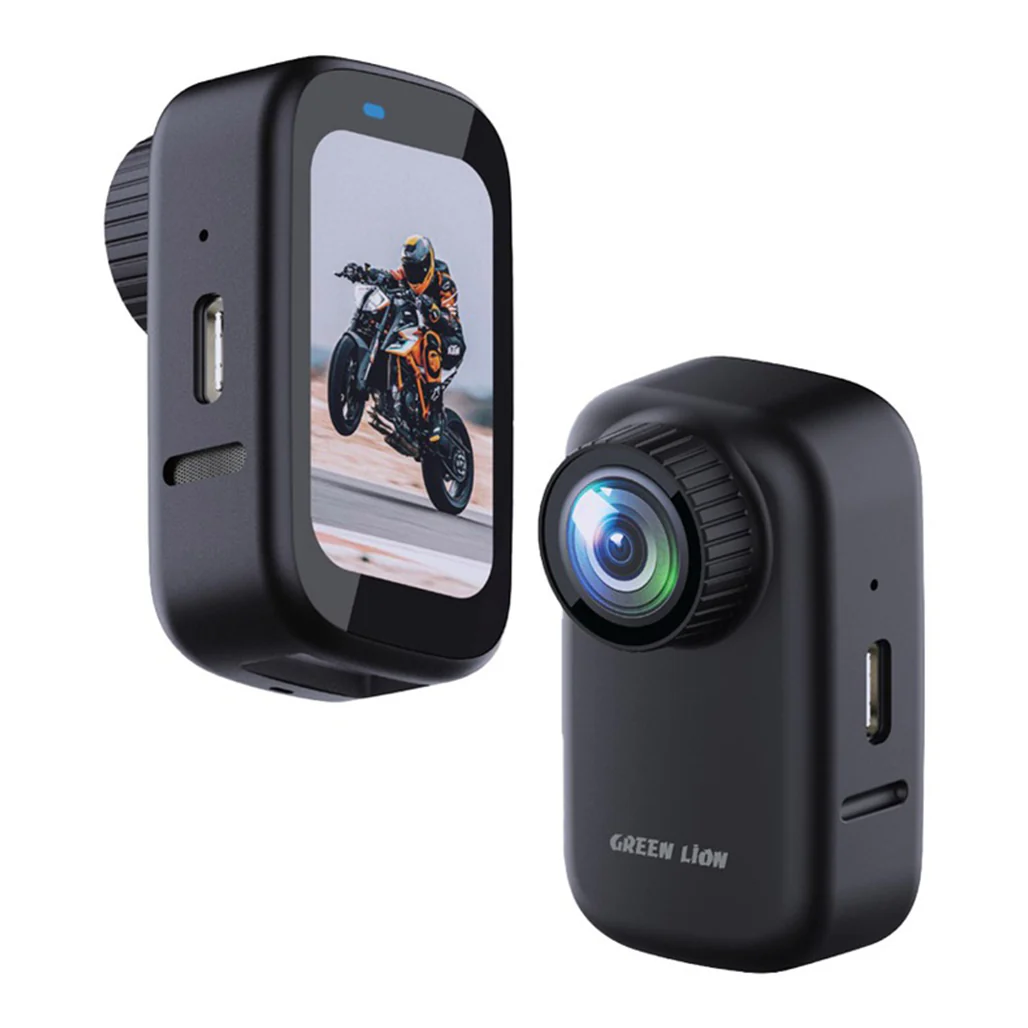 Green Lion Mini 4K - Action Camera with WiFi & Accessories – Black