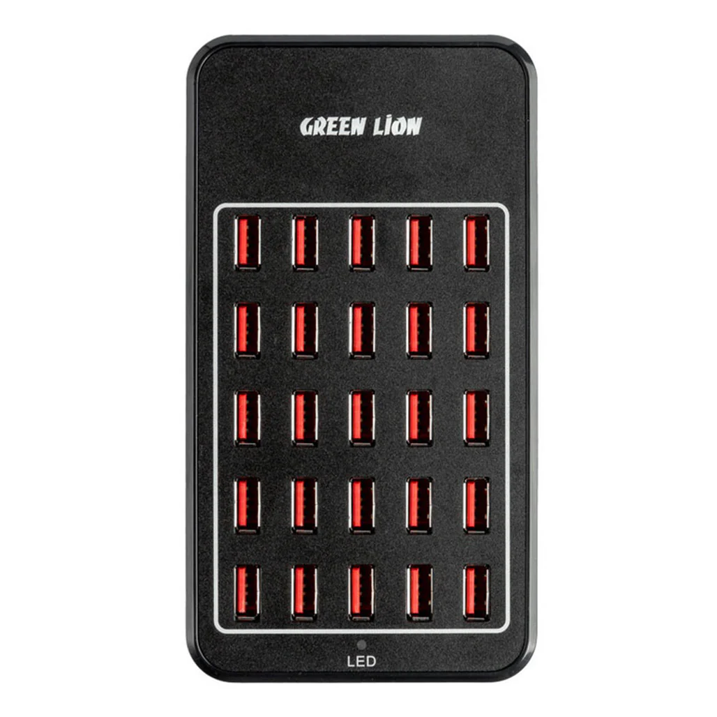 Green Lion Multiport 25 Charging Station - GNMULPORT25BK