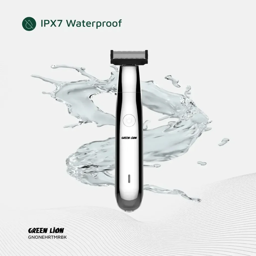 Green Lion One Blade Pro Hair Trimmer - Black - Image 10