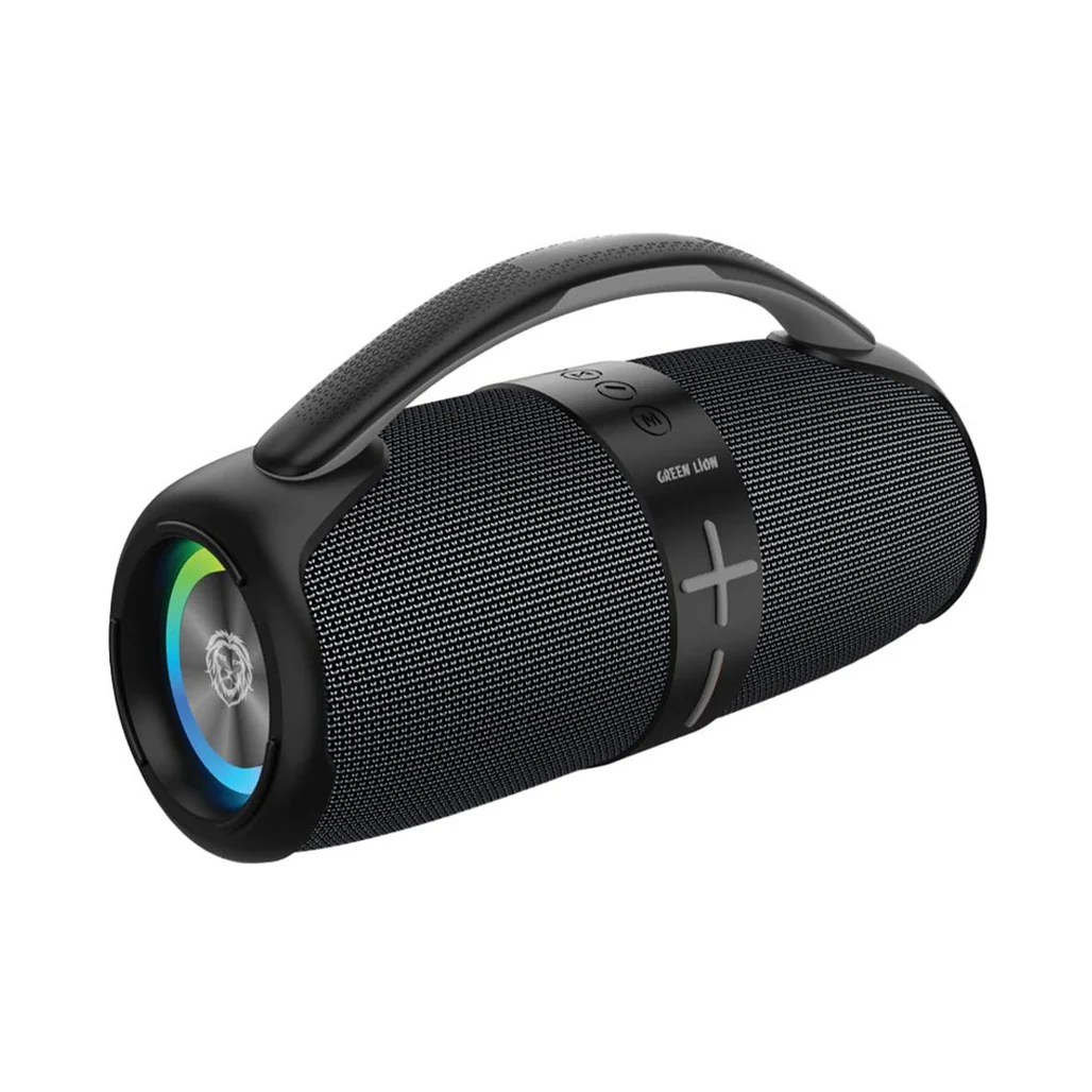 Green Lion Parma Wireless Speaker - Gray | Waterproof Bluetooth Speaker with RGB Lights