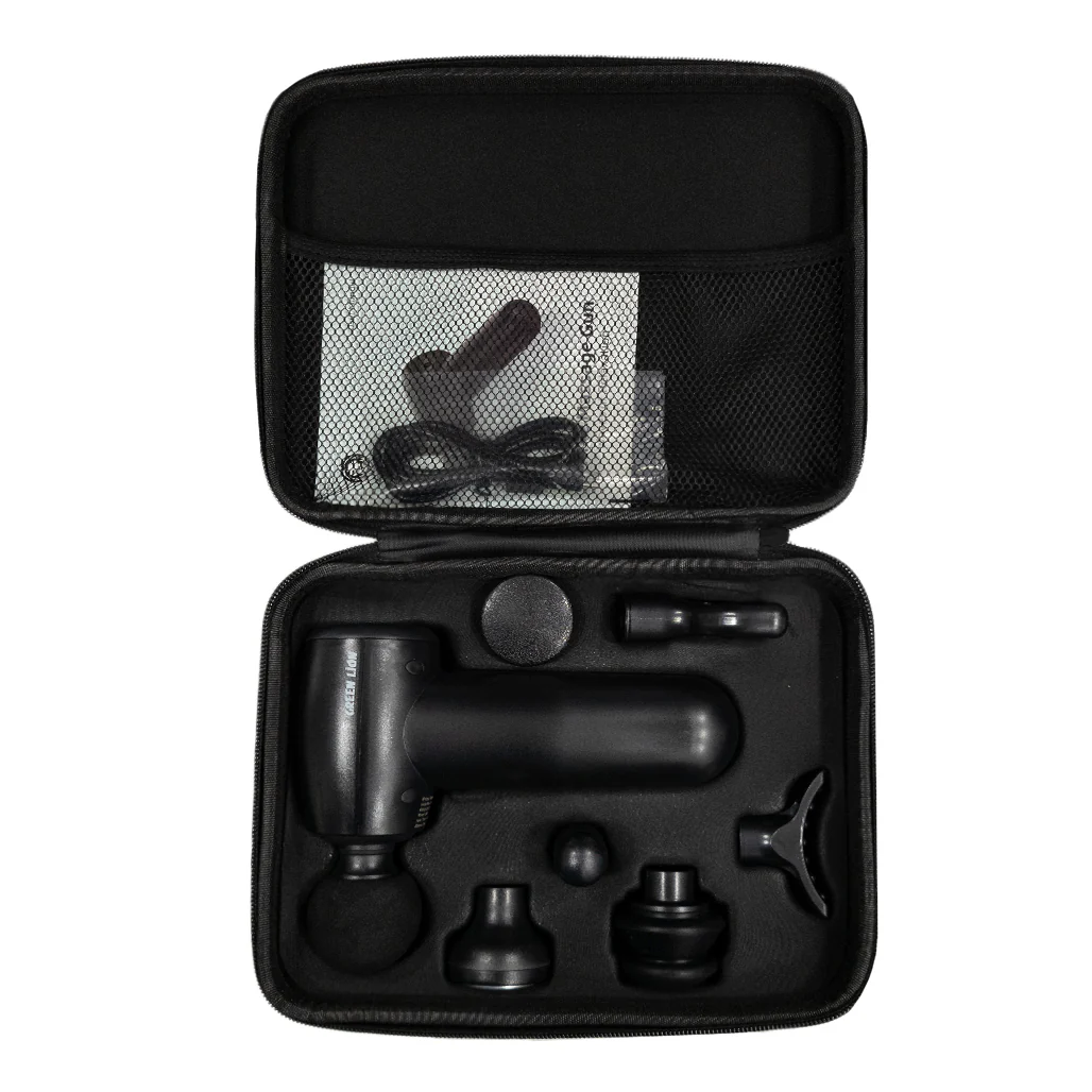 Green Lion Prime Massage Gun - GN7IN1MGUNBK - Image 2
