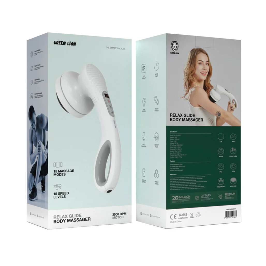 Green Lion Relax Glide Body Massager - Image 2