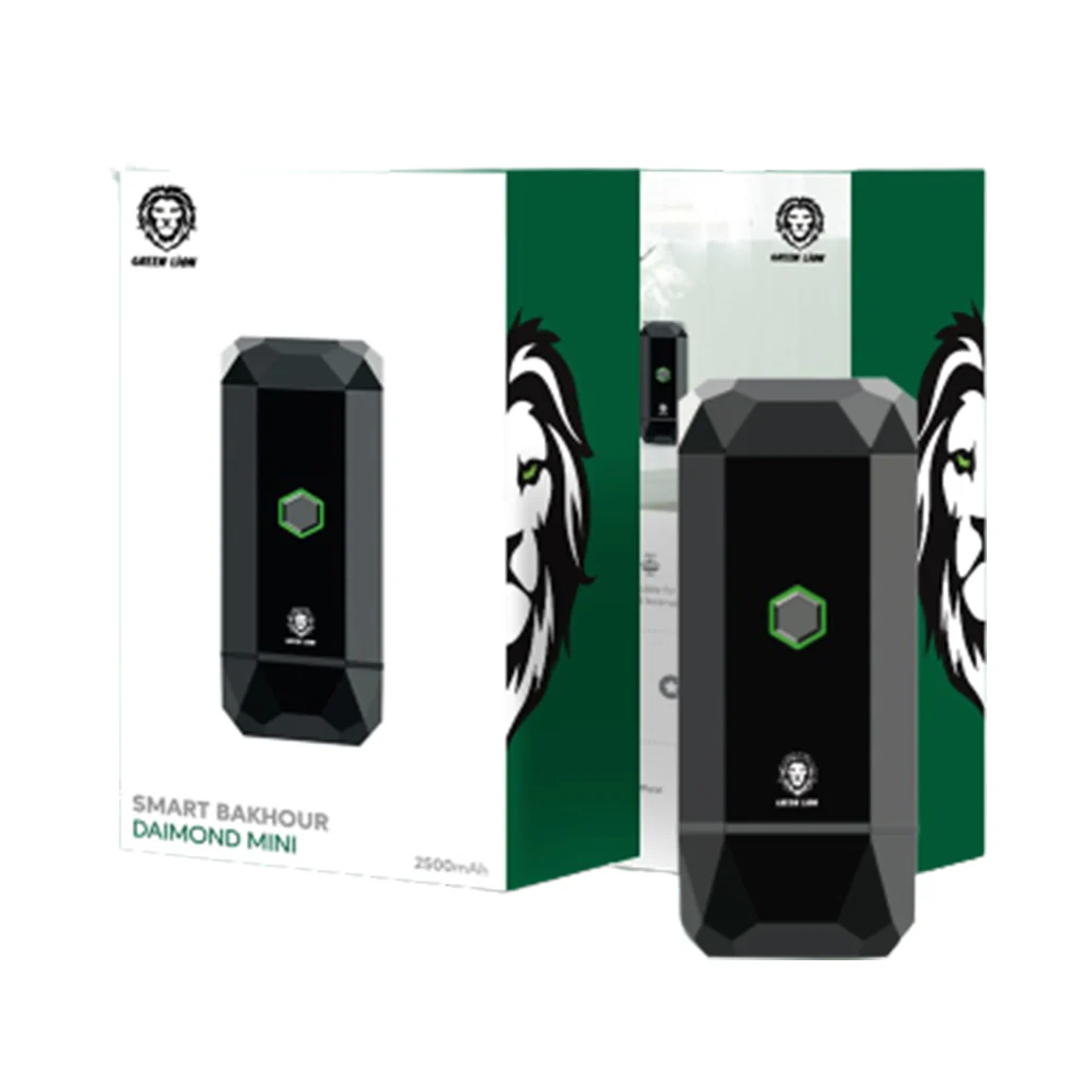 Green Lion Smart Diamond Bakhour 2500mAh - Black - Image 2