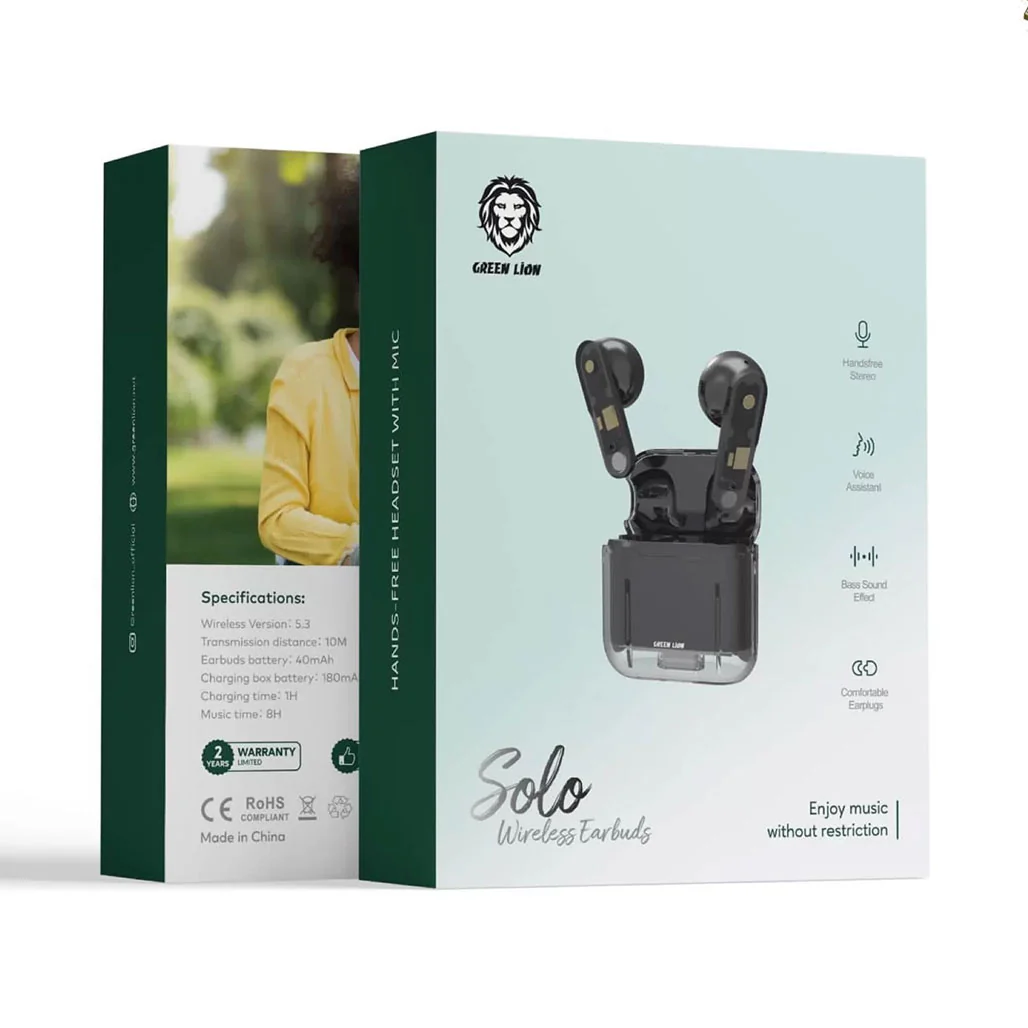 Green Lion Solo Wireless Earbuds - GNSOLOBUDS - Image 3