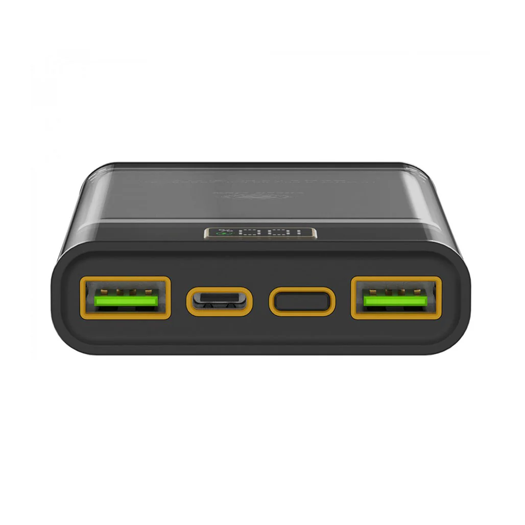 Green Lion Super Fast Transparent Power Bank 10000mAh ( QC 22.5W + PD 20W ) – Black - Image 3