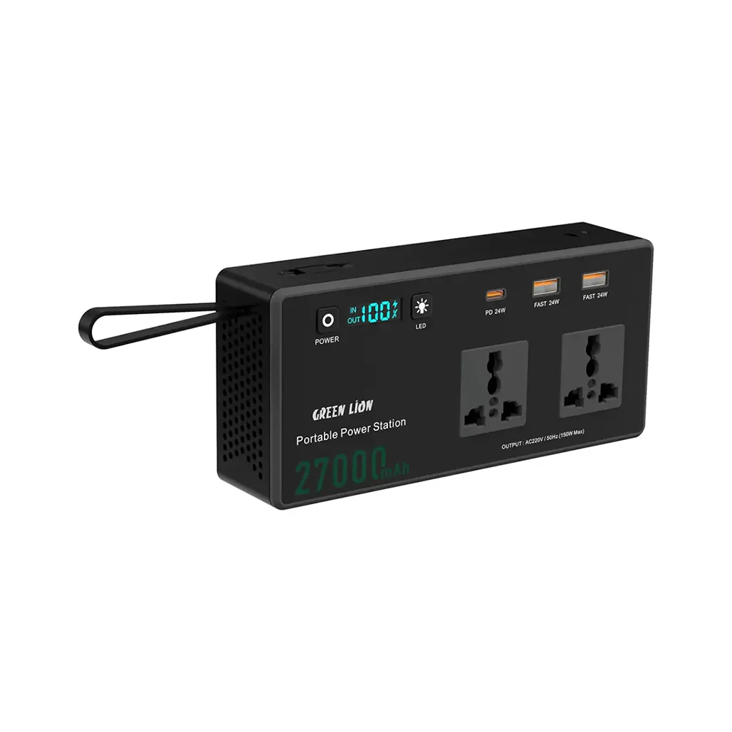 Green Lion Volt Mate 27000mAh Power Station - Black - Image 2