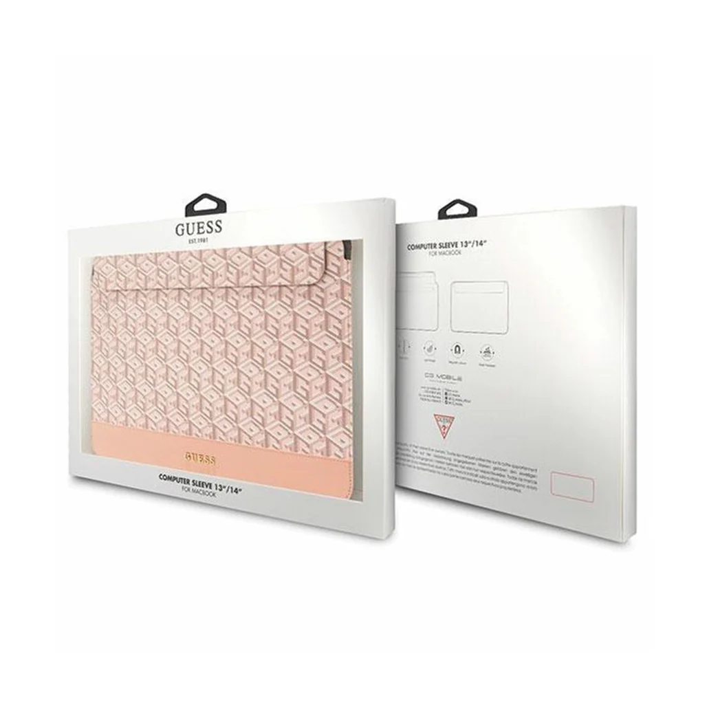 Guess GCube Stripes 14" Case - Pink | GUCS14HGCFSEP - Image 4