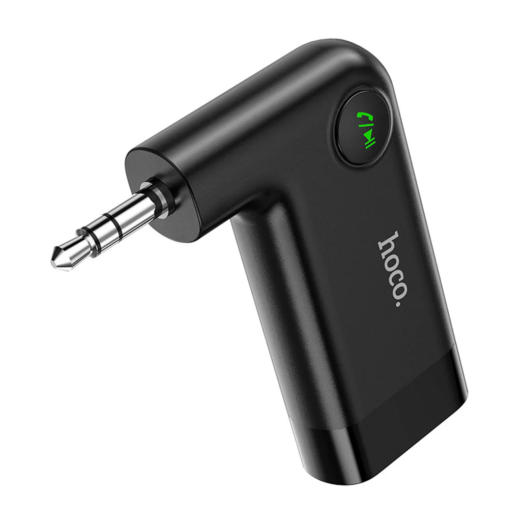 Hoco E53 Dawn In-Car Wireless AUX Receiver – 10 Hours Music & Calls, 145mAh Battery, Bluetooth 5.0 - Image 2