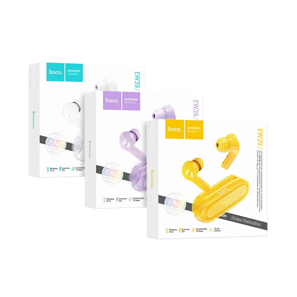 Hoco EW39 ENC - TWS Bluetooth 5.3 Earphones - Image 4
