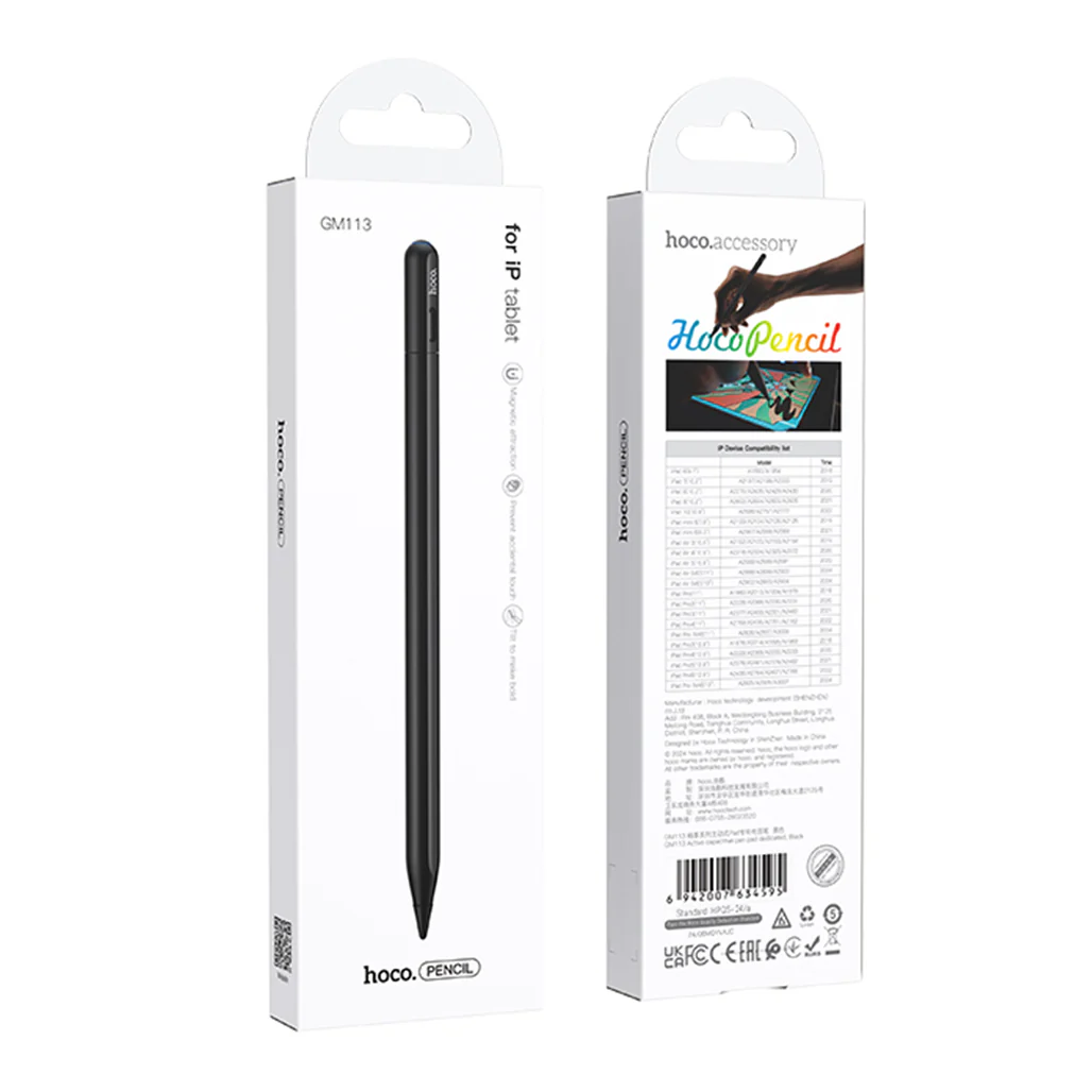 HOCO GM113 Capacitive Touch Fast Charging Pen for iPad (Post-2018 Models) – Precision Stylus with Magnetic Absorption - Image 10