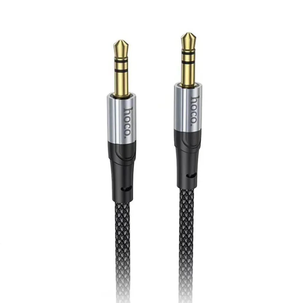 Hoco Male to Male 3.5mm AUX Audio Cable UPA26 – Premium 1m Audio Cable with Enhanced Durability and High Fidelity Transmission