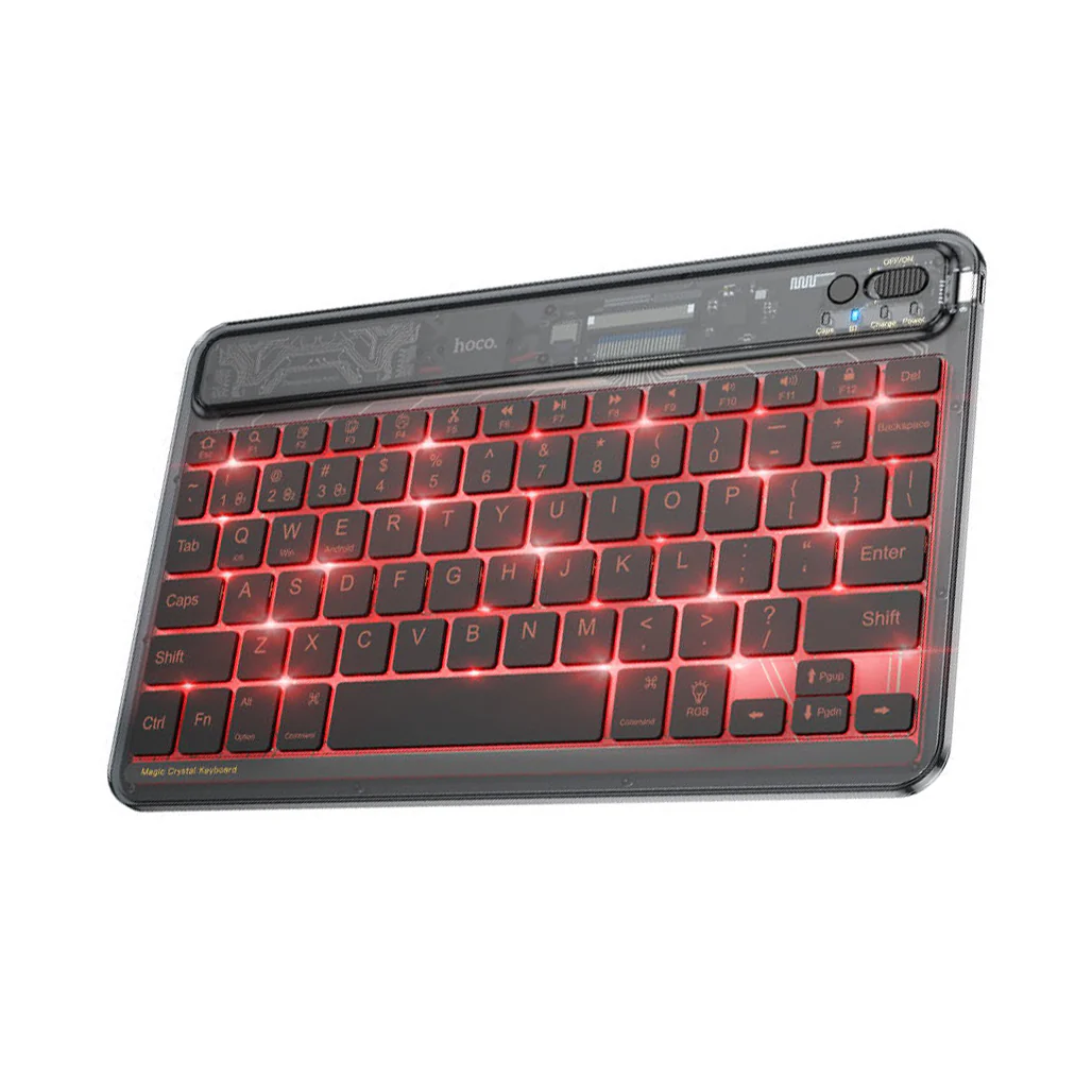 Hoco S55 Transparent Discovery Edition Wireless Keyboard - Image 2