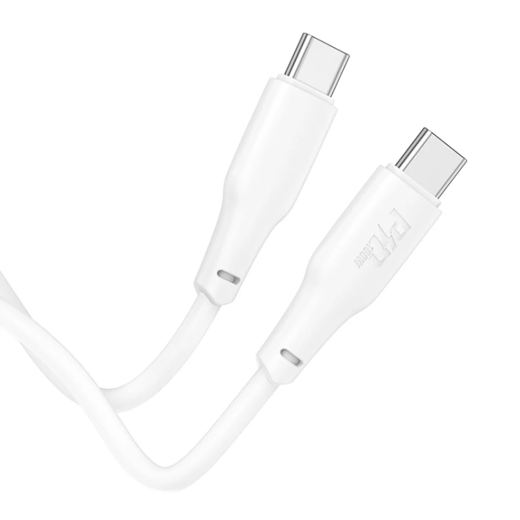 Hoco X93 Type-C to Type-C Charging Cable - 2M, 60W Fast Charging, Durable TPE - Image 2
