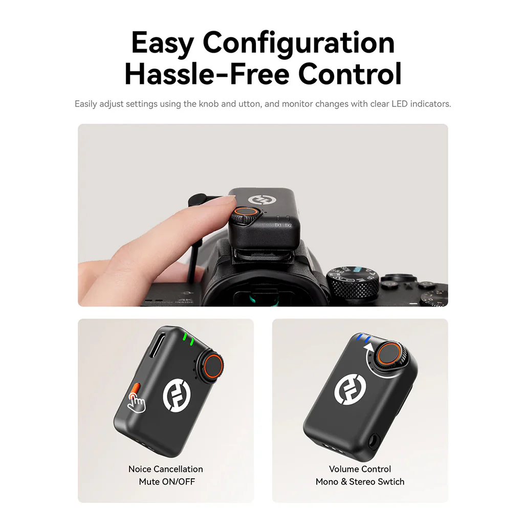 Hollyland Lark M2S Combo - Wireless Microphone - Image 8