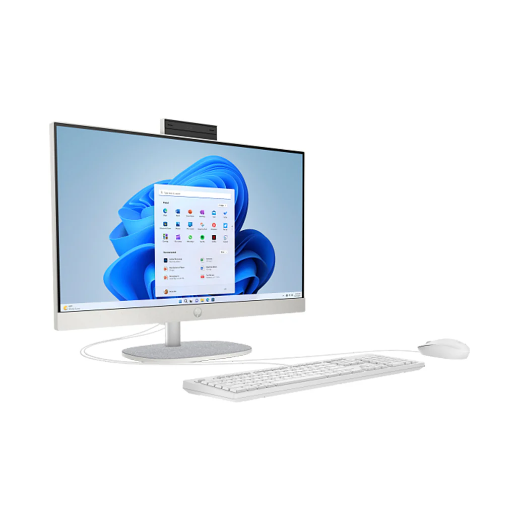 HP All-in-One 24-CR0040NE PC - 23.8" - Core i7-1355U - 8GB Ram - 512GB SSD - Intel Iris Xe Graphics - Includes Keyboard & Mouse - Image 2