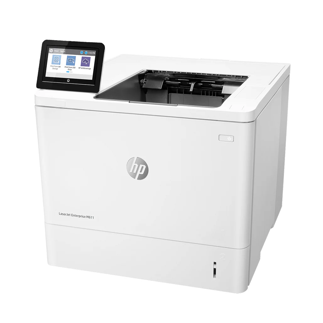 HP LaserJet Enterprise M611dn - Monochrome Laser Printer - Image 2