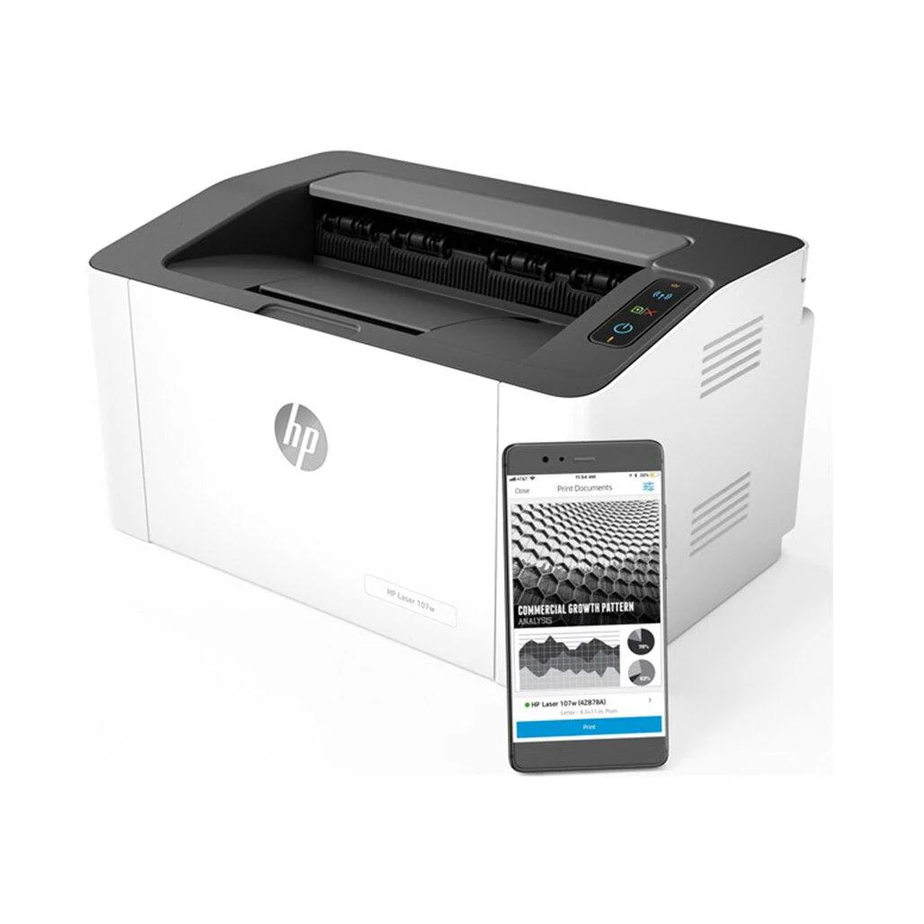 HP LaserJet 107w - Wireless Printer - Image 4