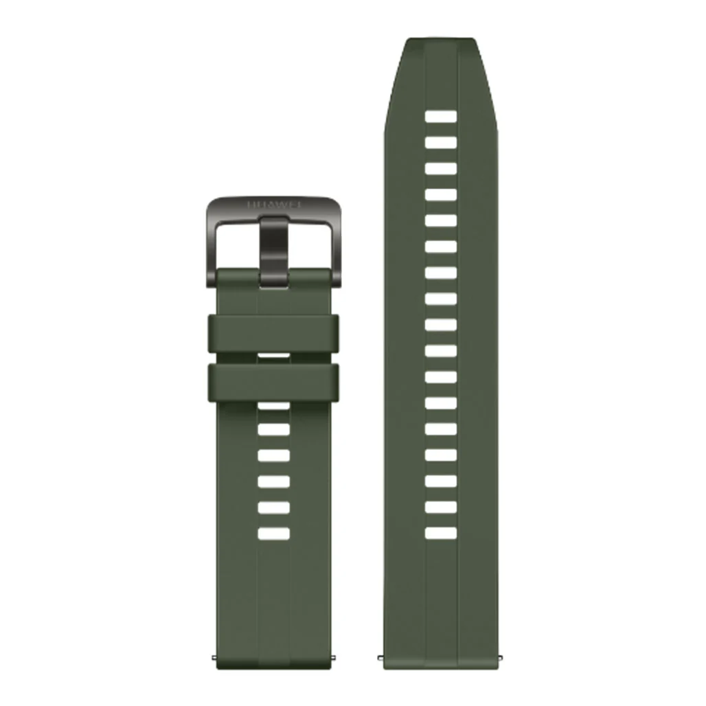Huawei EasyFit Classic GT Fluoroelastomer Strap - Spruce Green | Durable Replacement Band for Huawei Watch GT Series