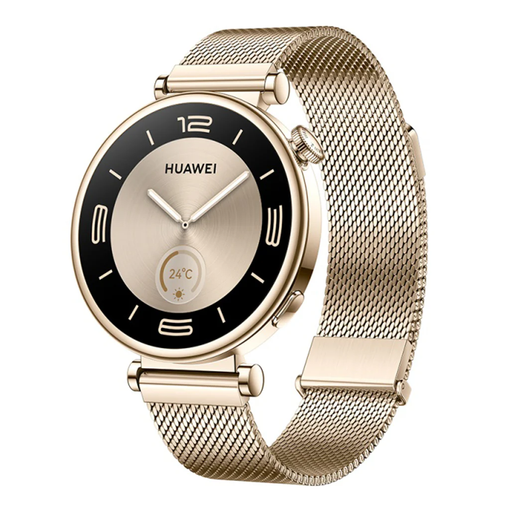 Huawei Watch GT 4 41mm Light Gold Milanese Strap - Image 2