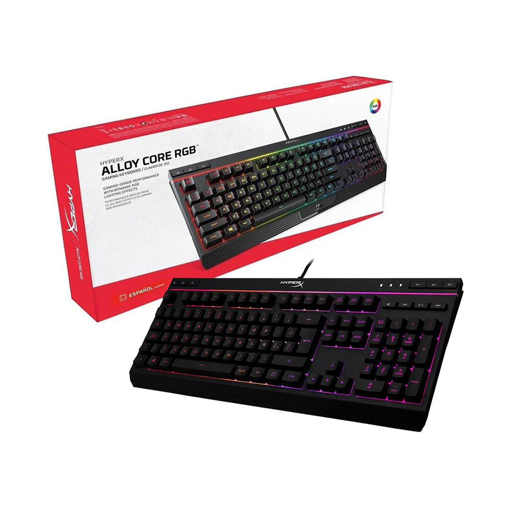 HyperX Alloy Core - RGB Full-size Wired Membrane Gaming Keyboard | 4P4F5AA#ABA - Image 3