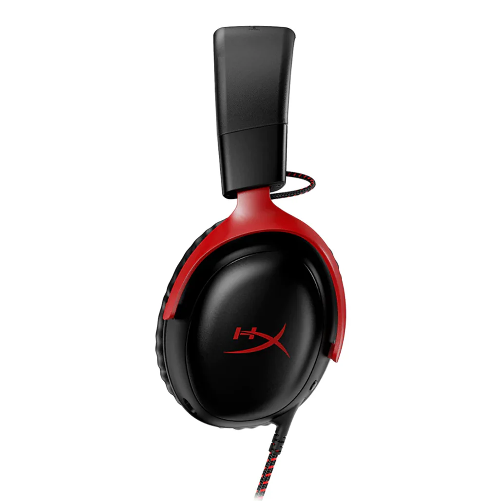 HyperX Cloud III Wired Gaming Headset - Black/Red | 727A9AA - Image 4