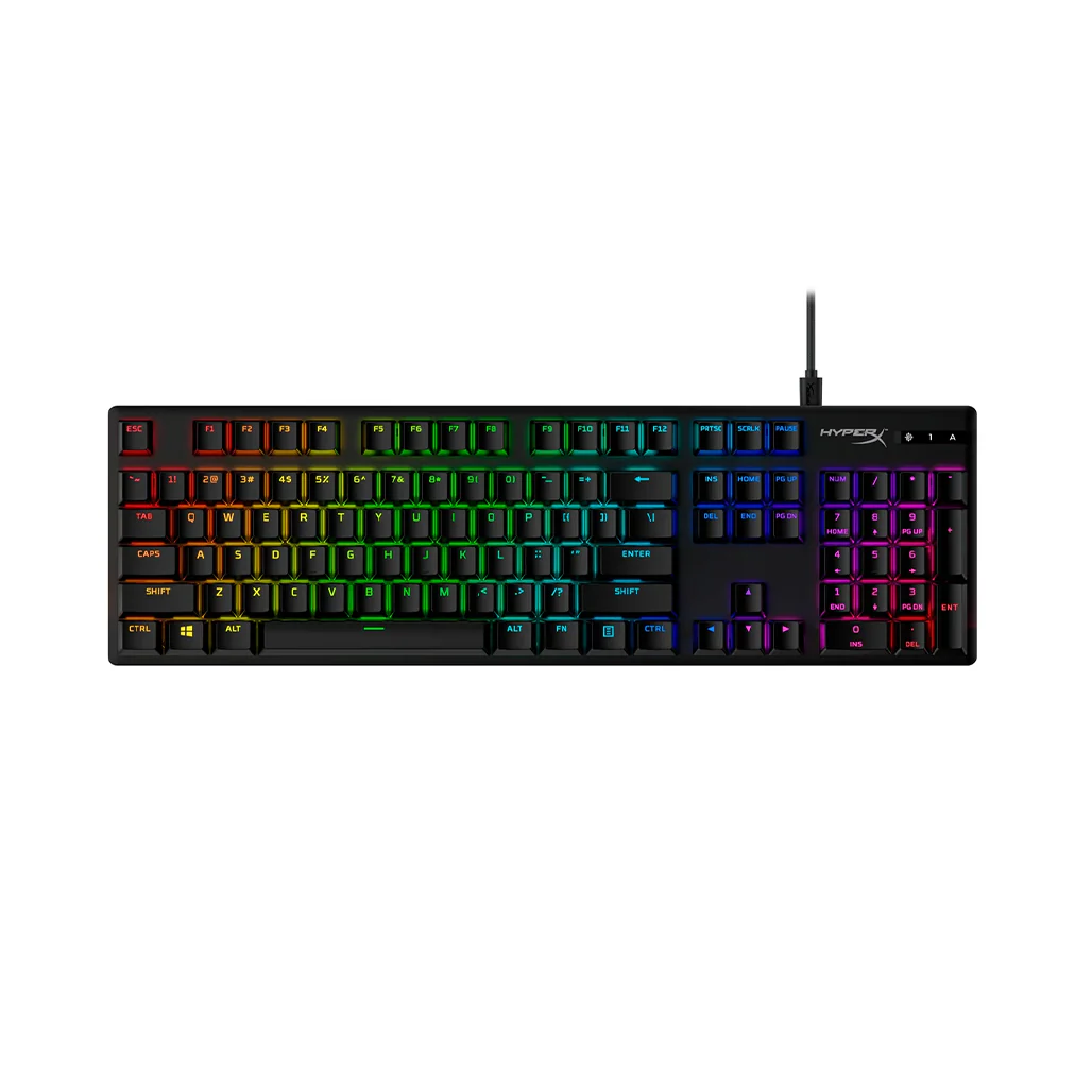 HyperX Full Key Set PBT Keycaps - Black | Durable and Shine-Through Design - Image 3